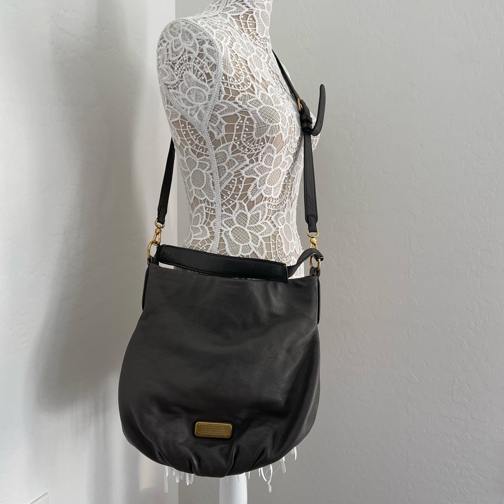 Marc By Marc Jacobs Convertible Leather Hobo Bag